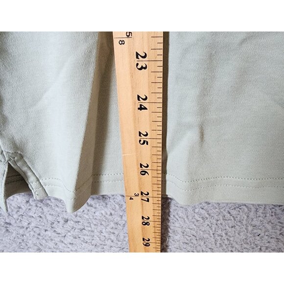 Calvin Klein Liquid Touch Green Embroidered Logo Polo Shirt Size Large Cotton - Picture 7 of 10